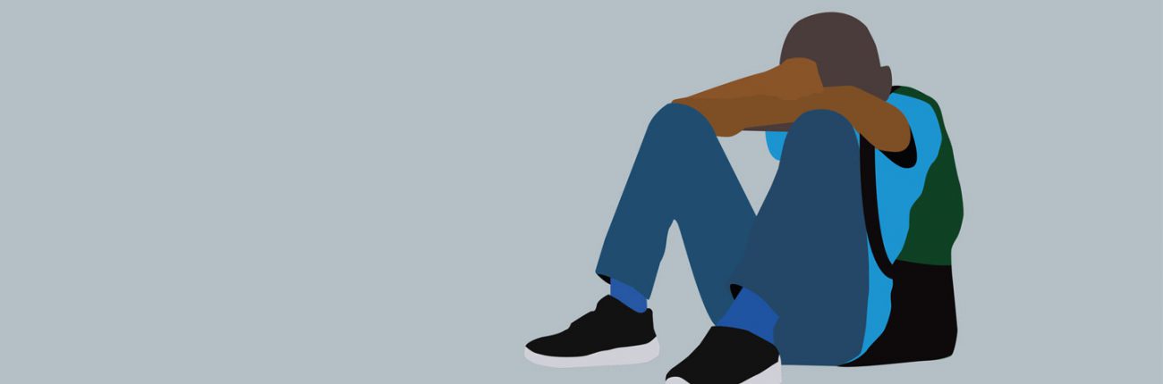 Image of a man representing destitution