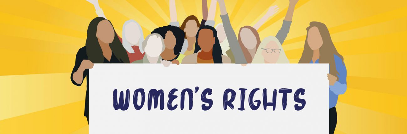 Women's rights banner