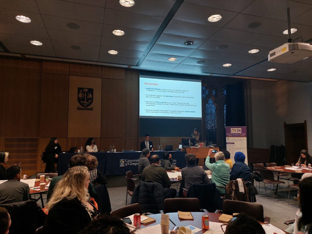 people attending #OurGradesNotVisas conference